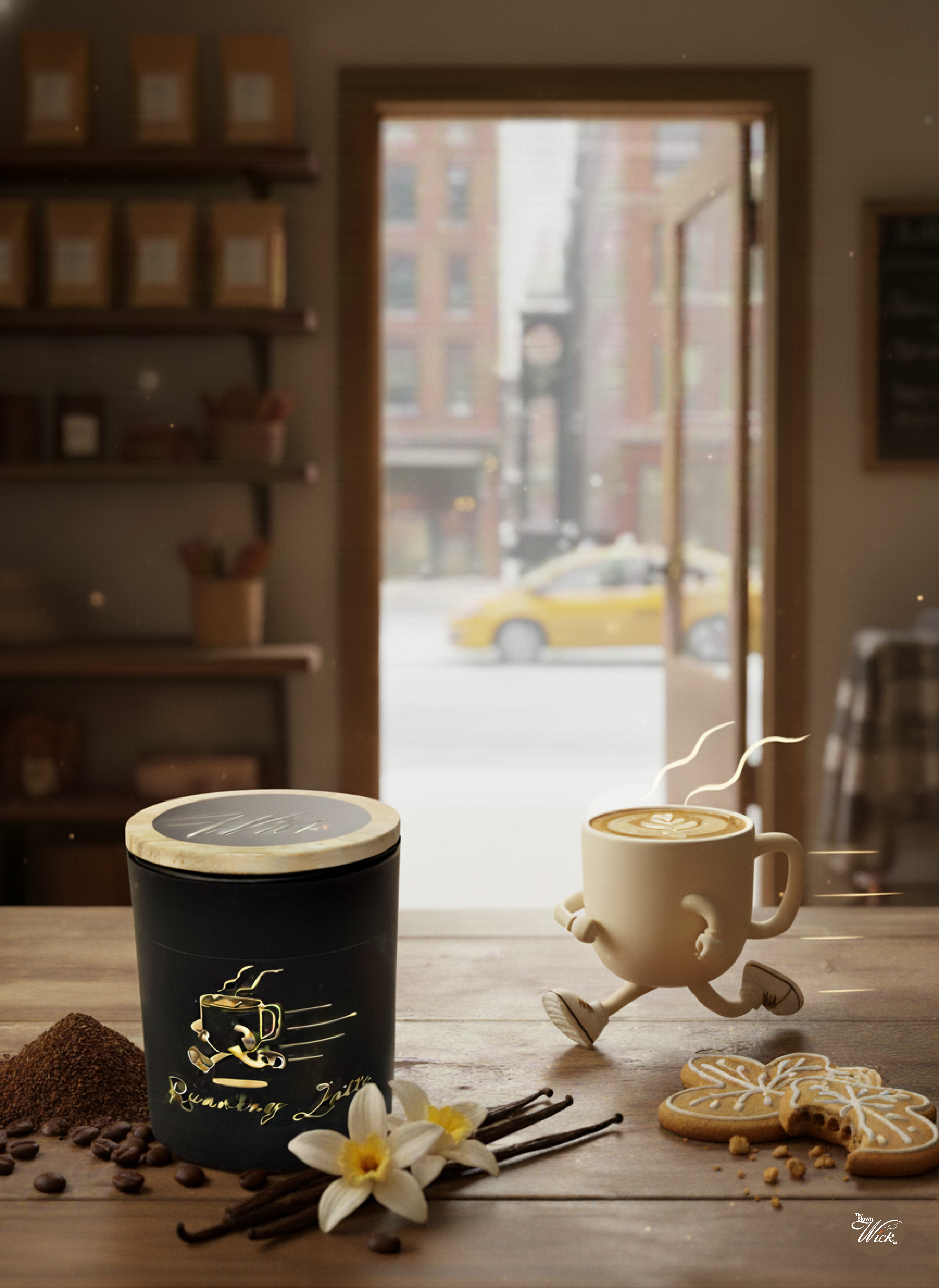 running-latte-soy-candle-10oz-bamboo-lid